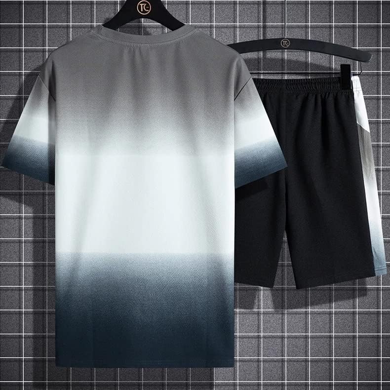 מכנסי חולצת טריקו לגברים של Feer קבעו בגדי טריקו של חולצת טריקו של בגדי ספורט בקיץ