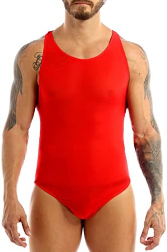 Hedmy Mens נמתח מקשה אחת עם חוטי חוטיני גד גוף כושר כושר גוף גוף גוף גוף בגד יחיד בגד יחיד