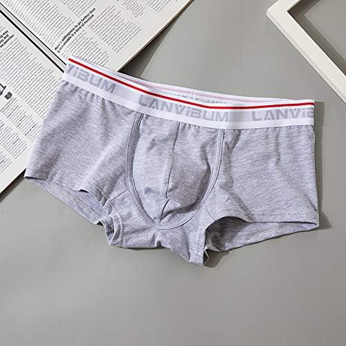 תמצית בוקסר רכה אולטרה -רכה של גברים קוממה גמיש מתאים במיוחד למכנסיים קצרים סקסים קלים קלים.