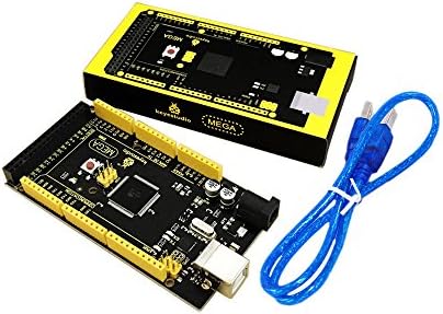 Keyestudio Mega 2560 R3 לוח לפרויקטים של Arduino עם כבל USB