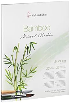 Hahnemuhle Bamboo משטח מדיה מעורב 12x16 אינץ '