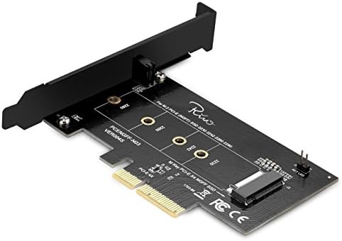 Rivo PCI-E Riser PCIE M.2 PCIE SSD ל- PCIE Express 3.0 x 4 כרטיס מתאם-תומך ב- M2 NGFF PCI-E 3.0,