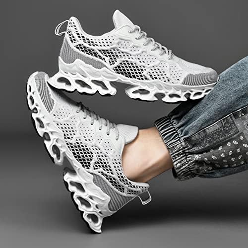 Nuofado Men Sport Trail Running Stallic Blade Sneakers נעלי נעלי טניס