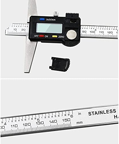 Slatiom 0-150 ממ נירוסטה/פלסטיק LCD Caliper דיגיטלי 6 אינץ