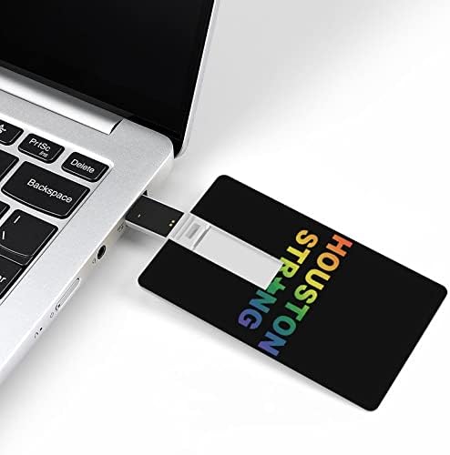 יוסטון כרטיס חזק USB 2.0 כונן הבזק 32 גרם/64 גרם דפוס מודפס מצחיק
