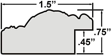 מסגרות קרייג מדיצ'י, מסגרת תמונה 12x16, מהגוני עתיק