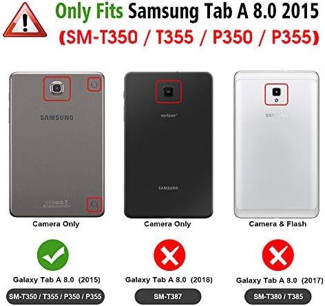 מארז FINTIE FOLIO עבור TAB Galaxy Galaxy A 8.0, Slim Fit Premium Premium Evarge Cover תואם Galaxy Tab A 8.0