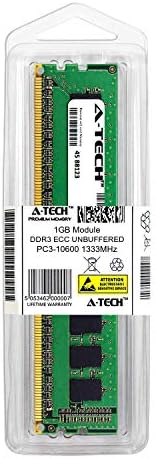 החלפת A-Tech 1GB ל- HP 500208-061-DDR3 1333MHz PC3-10600 ECC UDIMM 1RX8 1.5V-שרת יחיד מקל זיכרון RAM