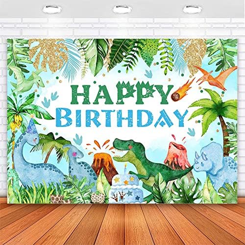 אווזאנו כחול דינוזאור רקע דינוזאור נושאים שמח מסיבת יום הולדת קישוטי עבור בני ילדים מסיבת יום הולדת