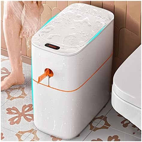 צר תפר חיישן סל חכם חיישן אשפה יכול אלקטרוני אוטומטי אמבטיה פסולת אשפה בינס ביתי אסלה עמיד למים