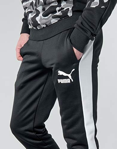 מכנסיים של פומה לגברים רטרו איקוני T7 מסלול מכנסי שרוול מכנסיים שחור 595287 01 חדש
