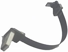 סרט רך ורזה דק דק מיקרו USB זכר 90 מעלות זווית לסטנדרט USB זכר של 90 מעלות לסנכרון ולגביון שחור