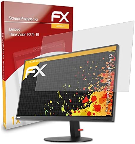 מגן מסך Atfolix התואם ל- Lenovo ThinkVision P27H-10 סרט הגנה על המסך, סרט מגן אנטי-רפלקטיבי וסופג זעזוע FX