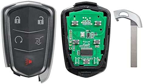 למעלה-מרץ 315 מגה-הרץ הייק2אב שלט רחוק לרכב ללא מפתח עבור קדילאק 2015 , החלפת מפתח לרכב חכם 5 כפתורים