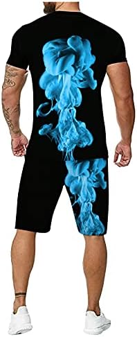 עניבת אימונית מזדמנת לגברים עניבת צבע חרפיח צבע ערפיח 2 תלבושת תלבושת T Shirst Shirst Shorts Sports Sports