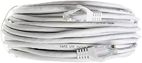 כבלים ישירים באינטרנט ללא תקלות חתול 5א אתרנט רשת תיקון כבל לבן 10 רגליים