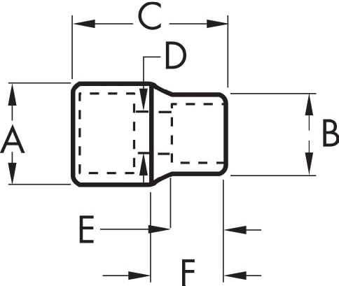 Gearwrnch 1/4 אינץ 'כונן שקע מטרי באורך אמצע 11 ממ, 6 נקודות - 80146s