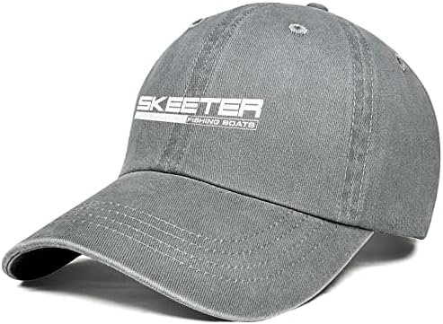 Mens Vintage Vintage Trucker Hat Skeeter-logo-Cunparent-White- אבא כובע מגניב כובעי בייסבול הצמד מתכוונן