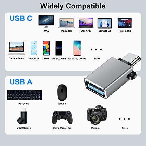 BaseUSB C ל- USB מתאם, מתאם USB ל- USB C, מתאם USB-C ל- USB, USB A ל- USB C מתאם, מתאם USB C