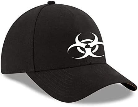 סמל סכנה ביולוגית כותנה בייסבול כובע נהג משאית כובע לגברים נשים רטרו בציר כובעי בייסבול כובע מתכוונן