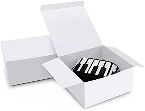 לומליסטן קופסת מתנה 10 חבילה 8 x 8 x 4 אינץ 'קופסת קופסה קופסת נייר תיבת שושבינה קופסת הצעות למסיבת יום הולדת