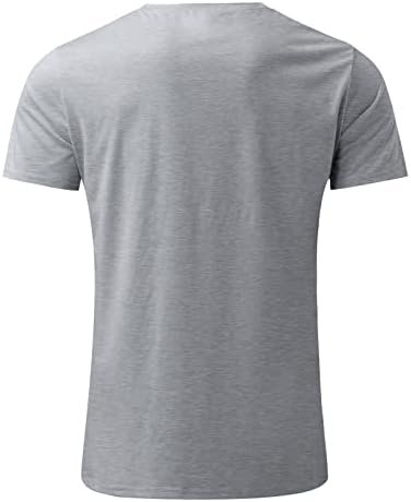 חולצות לגברים אורזת חולצה אביבית יום חגיגה עגול קצר צוואר הקיץ העליון וחולצות T גבוהות לגברים