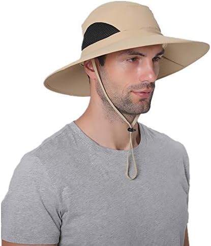 Kpwin upf 50 יוניסקס אטום למים כובע דיג רחב דלי ברם כובע UV הגנה
