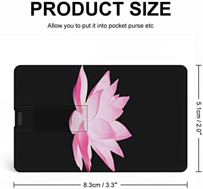 כרטיס לוטוס USB 2.0 כונן הבזק 32 גרם/64 גרם דפוס מודפס מצחיק