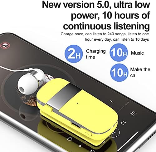 אוזניות Essonio Earbud ו- Ein-A אוזניות Bluetooth אוזניות חוטיות לאוזן טלפון סלולרי קווית עבור
