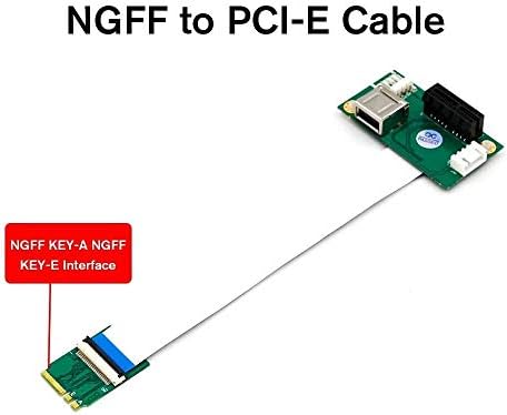 מקש SATMW NGFF A/E ל- PCI-E אקספרס 1x כבל הרחבה עם כבל FPC במהירות גבוהה