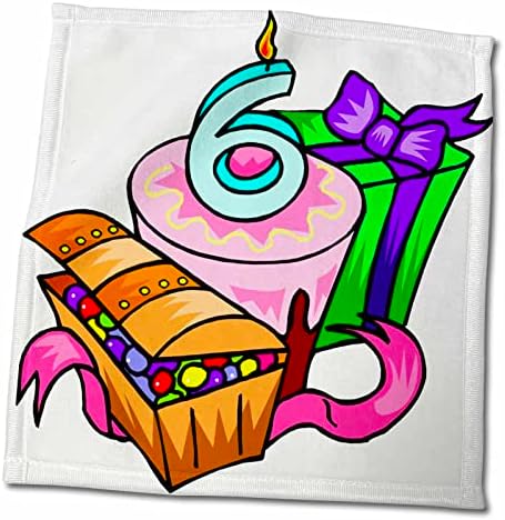 3drose tdswhite - יום הולדת - יום הולדת בן שש - מגבות