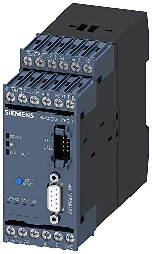 Siemens 3UF7 010-1AU00-0 מכשיר בקרת מנוע, Simocode Pro V, 110-240VAC/VDC