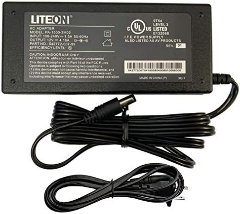 Lite-on AC מתאם 12VDC 5A 60W