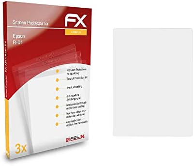 מגן מסך Atfolix התואם לסרט הגנת המסך של Epson R-D1, סרט מגן FX אנטי-רפלקטיבי וסופג הלם