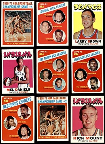 1971-72 Topps כדורסל סט שלם לשעבר