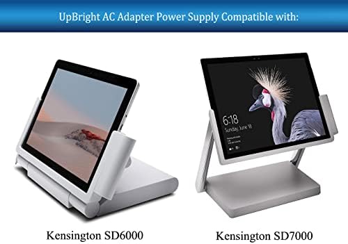 Upbright New Global AC/DC מתאם תואם ל- Kensington SD6000 SD7000 Surface Pro תחנת עגינה K38700NA K62917NA