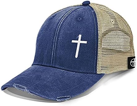 כובע רשת אמיתי אחד של אלוהים חוצה כובע רשת למכסה בייסבול נוצרים
