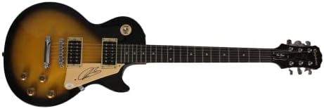 ג 'ו בונמאסה חתם על חתימה בגודל מלא גיבסון אפיפון לס פול גיטרה חשמלית ג' יי נדיר מאוד עם ג 'יימס ספנס ג' יי.