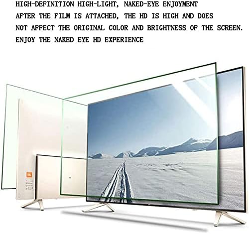 קלוניס אנטי כחול אור / אנטי בוהק טלוויזיה מסך מגן, סרט מסנן שקוף לא משפיע על אפקט הצפייה להקל על העין עבור שארפ,