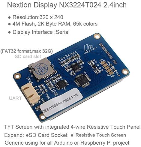 תצוגת Nextion 2.4 אינץ