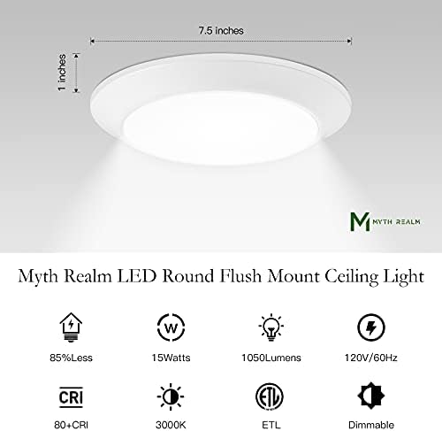 תחום מיתוס LED סומק תקרת תקרה מתקן תאורה 7.5 אינץ