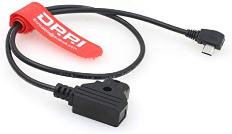 DRRRI מיקרו-USB זווית ימנית לכבל חשמל מנוע DTAP עבור גרעין טילטה-ננו