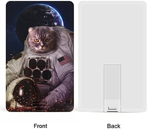 חתול בחלל החיצוני כונן USB כונן אשראי עיצוב כונן הבזק USB כונן אגודל דיסק כונן 64 גרם