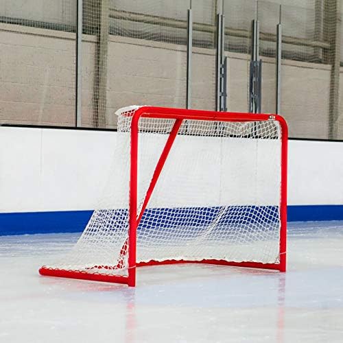 מקצועי הוקי המטרה-מלא גודל 72 אינץ הוקי המטרה / קרח הוקי המטרה עם 5 ממ נטו ו 2 אינץ מגולוון