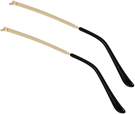 משקפי ראייה של Ultechnovo זרועות החלפת משקפי מתכת משקפיים החלפה מקדש משקפיים שחורים משקפיים זרועות רגליים מתכתיות