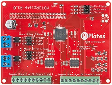Pi-Plate של בקר המנוע של Raspberry Pi